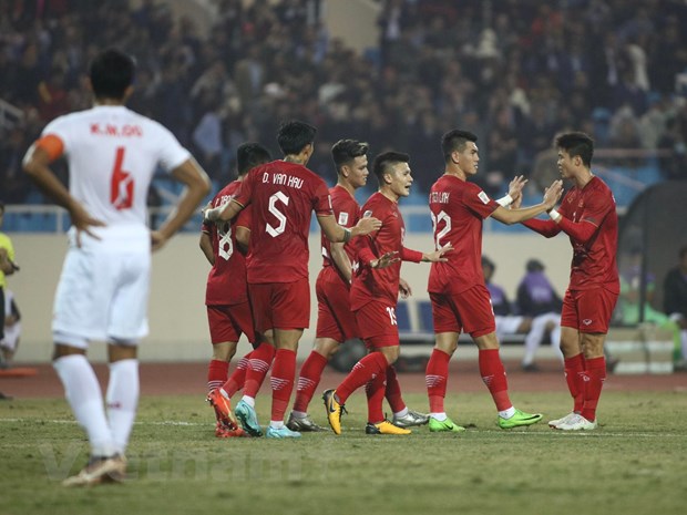 Tuyển Việt Nam lập nên kỳ tích tại AFF Cup. (Ảnh: Hiển Nguyễn/Vietnam+)