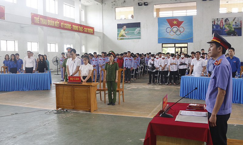 Kịch bản phiên tòa giả định do các cơ quan tố tụng xây dựng sát, đúng với tình huống thực tế xảy ra.