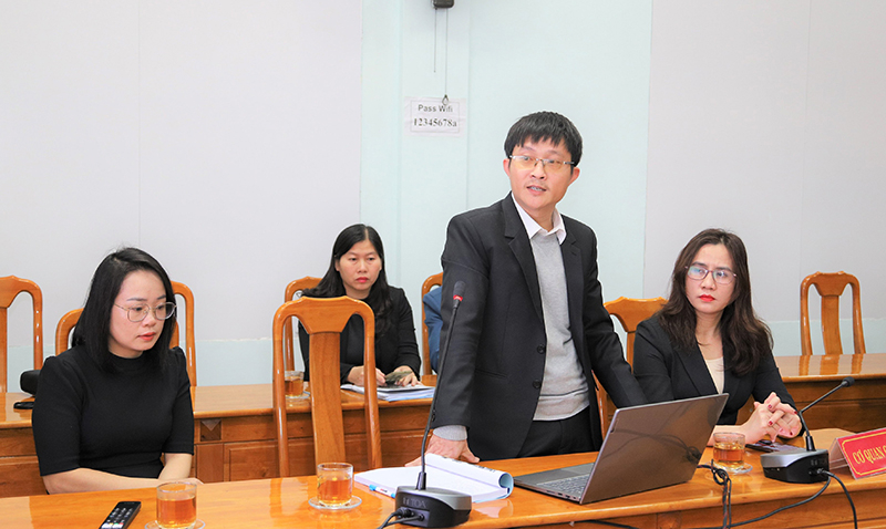 Cơ quan chủ trì nhiệm vụ trình bày ý kiến.
