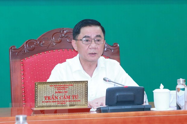 Ông Trần Cẩm Tú, Ủy viên Bộ Chính trị, Bí thư Trung ương Đảng, Chủ nhiệm Ủy ban Kiểm tra Trung ương. (Nguồn: TTXVN)