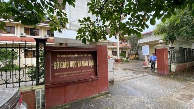 Sở Giáo dục và Đào tạo tỉnh Bắc Kạn.