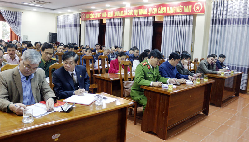 Các đại biểu dự hội nghị.