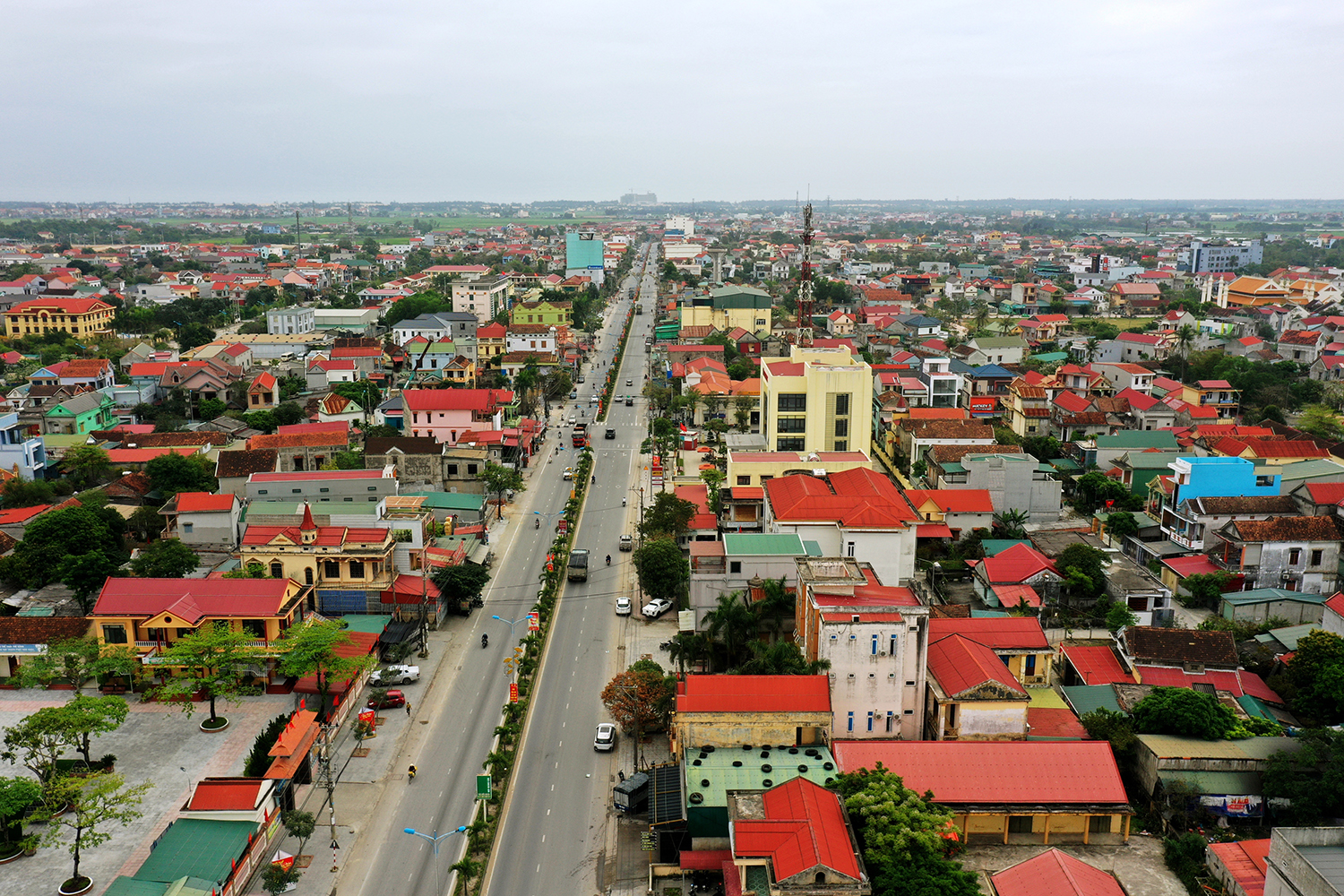 TX. Ba Đồn được đầu tư phát triển khang trang, hiện đại. 