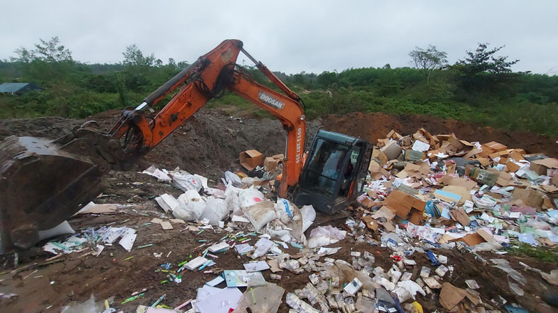 Tiêu hủy đường cát không rõ nguồn gốc xuất xứ