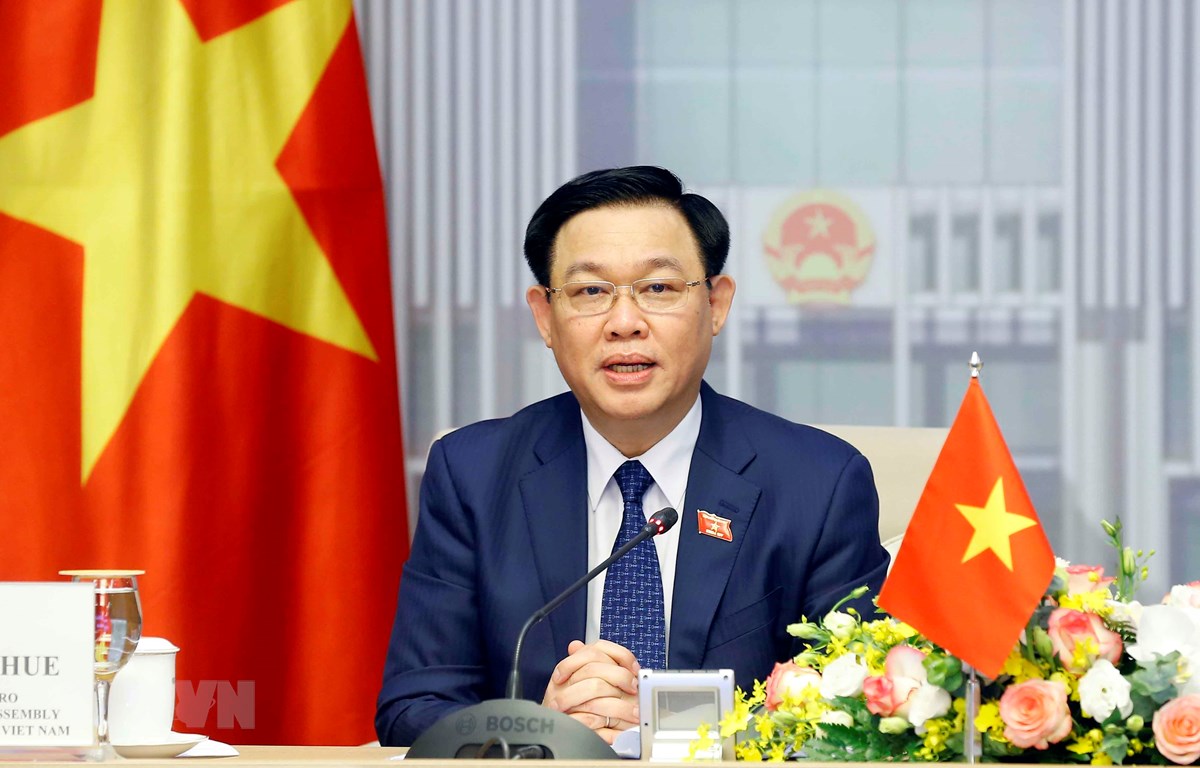 Chủ tịch Quốc hội Vương Đình Huệ. Ảnh: Doãn Tấn/TTXVN