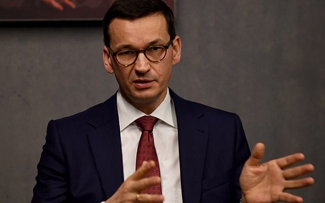 Thủ tướng Ba Lan Mateusz Morawiecki. Ảnh tư liệu: AFP