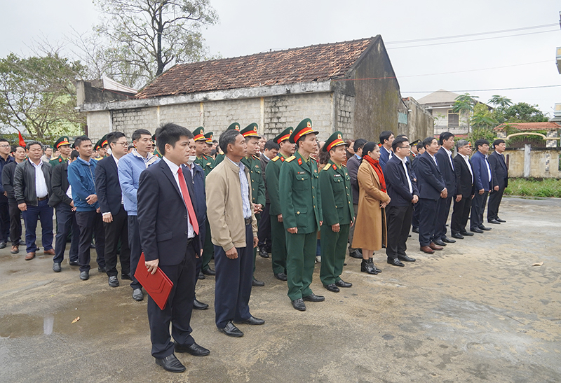 Các đại biểu tham dự lễ phát động “Tết trồng cây đời đời nhớ ơn Bác Hồ” năm 2023.