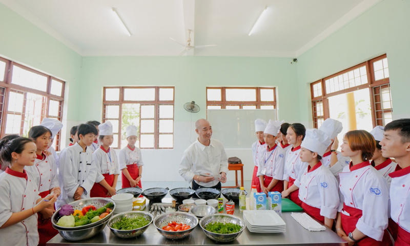Tập trung đào tạo nghề là góp phần nâng cao chất lượng nguồn lao động tại địa phương.