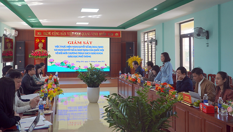 Toàn cảnh buổi giám sát