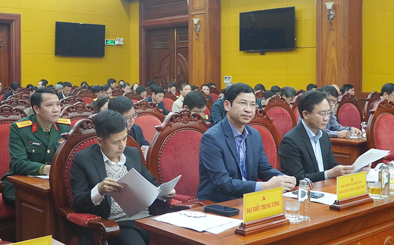 Các đại biểu tham dự hội nghị.