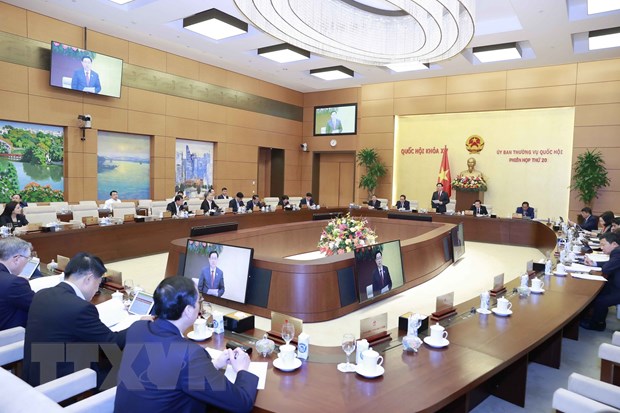 Quang cảnh Phiên họp thứ 20. (Ảnh: Doãn Tấn/TTXVN)