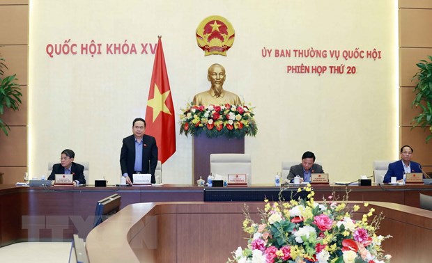 Phó Chủ tịch Thường trực Quốc hội Trần Thanh Mẫn phát biểu. (Ảnh: Doãn Tấn/TTXVN)