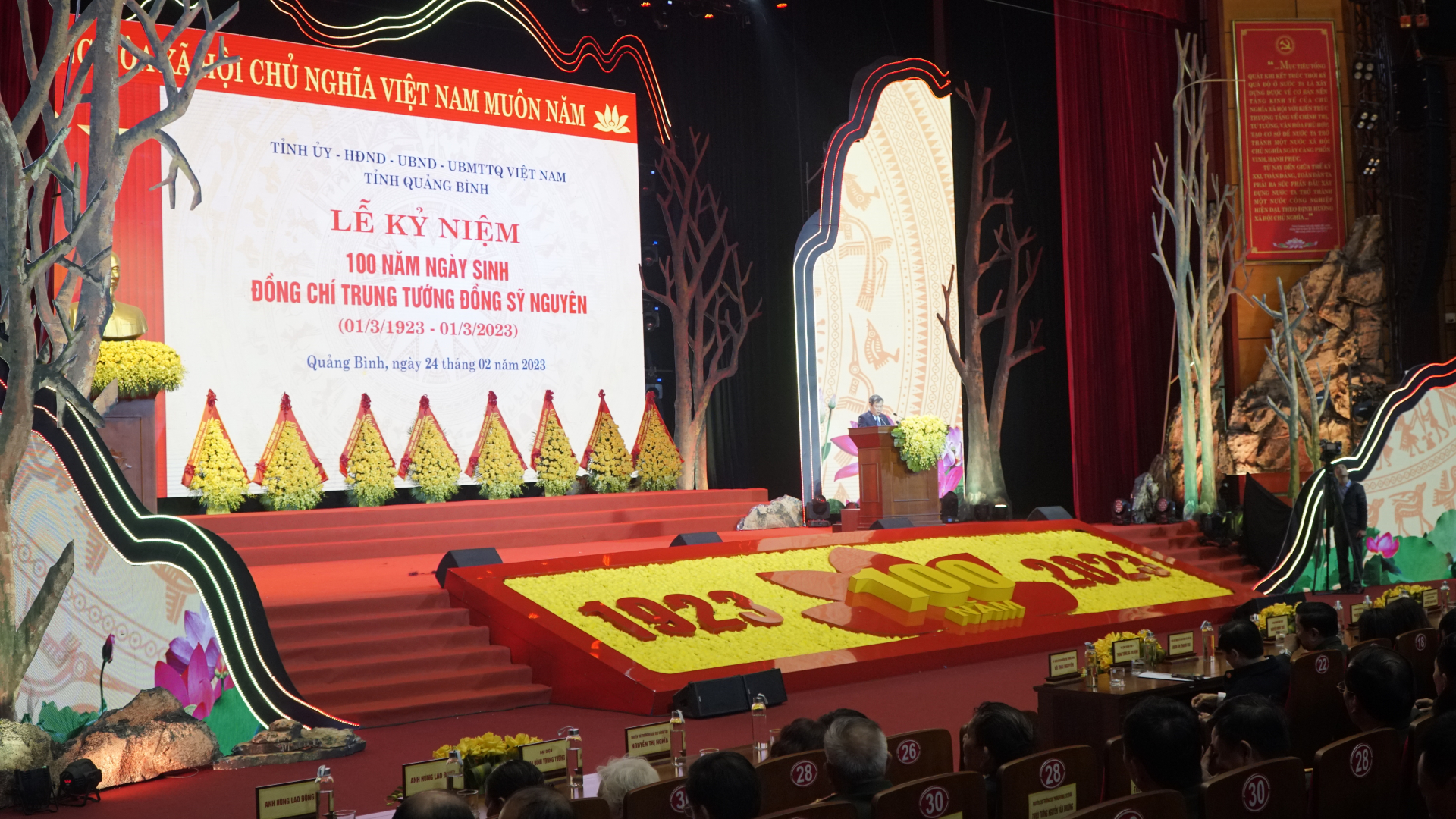 Toàn cảnh lễ kỷ niệm.