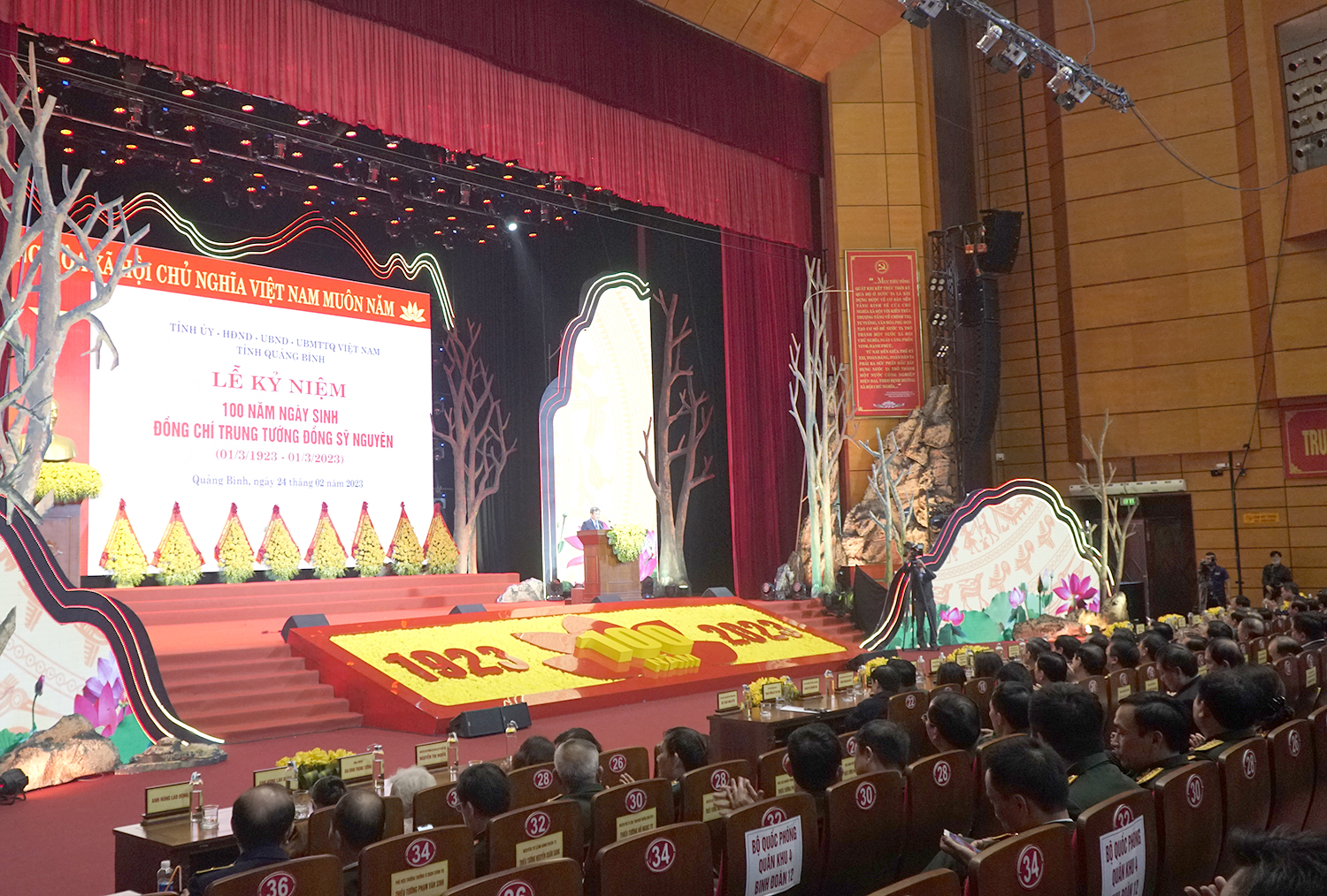 Toàn cảnh lễ kỷ niệm.