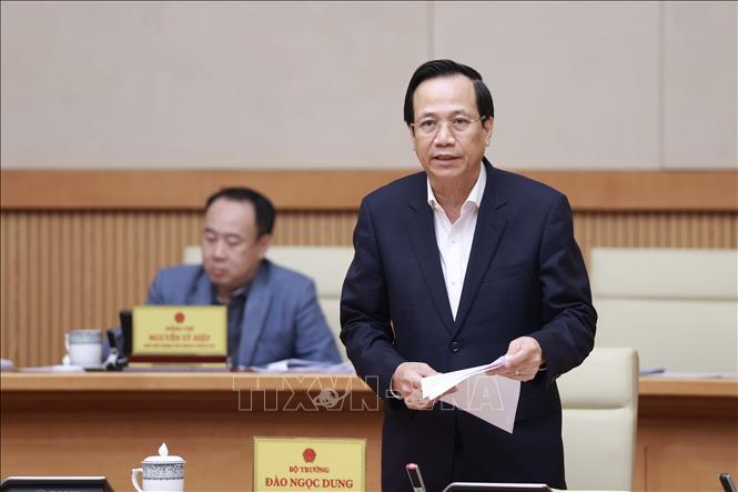 Bộ trưởng Bộ Lao động - Thương binh và Xã hội Đào Ngọc Dung phát biểu. Ảnh: Dương Giang/TTXVN