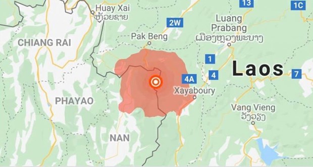Nhiều trận động đất nhỏ xảy ra tại tỉnh Xayaboury. (Nguồn: Thaipbs World)