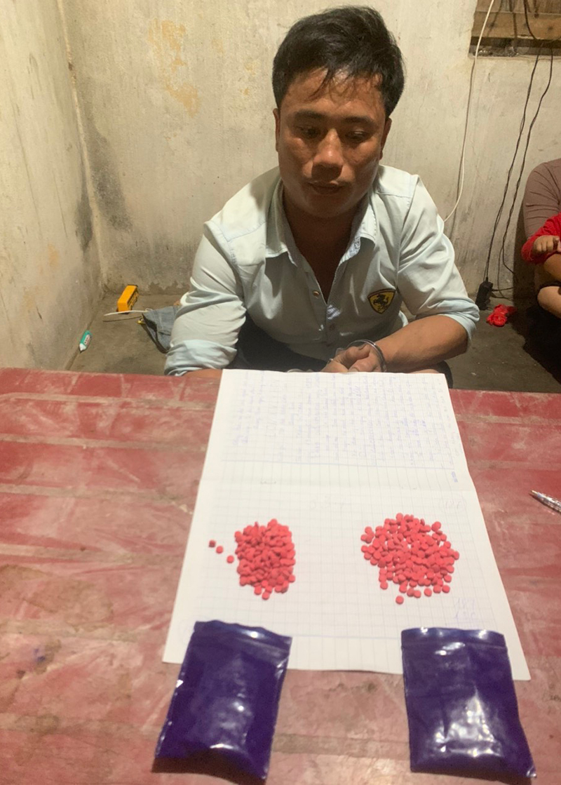 Đối tượng Nguyễn Anh Dũng và tang vật