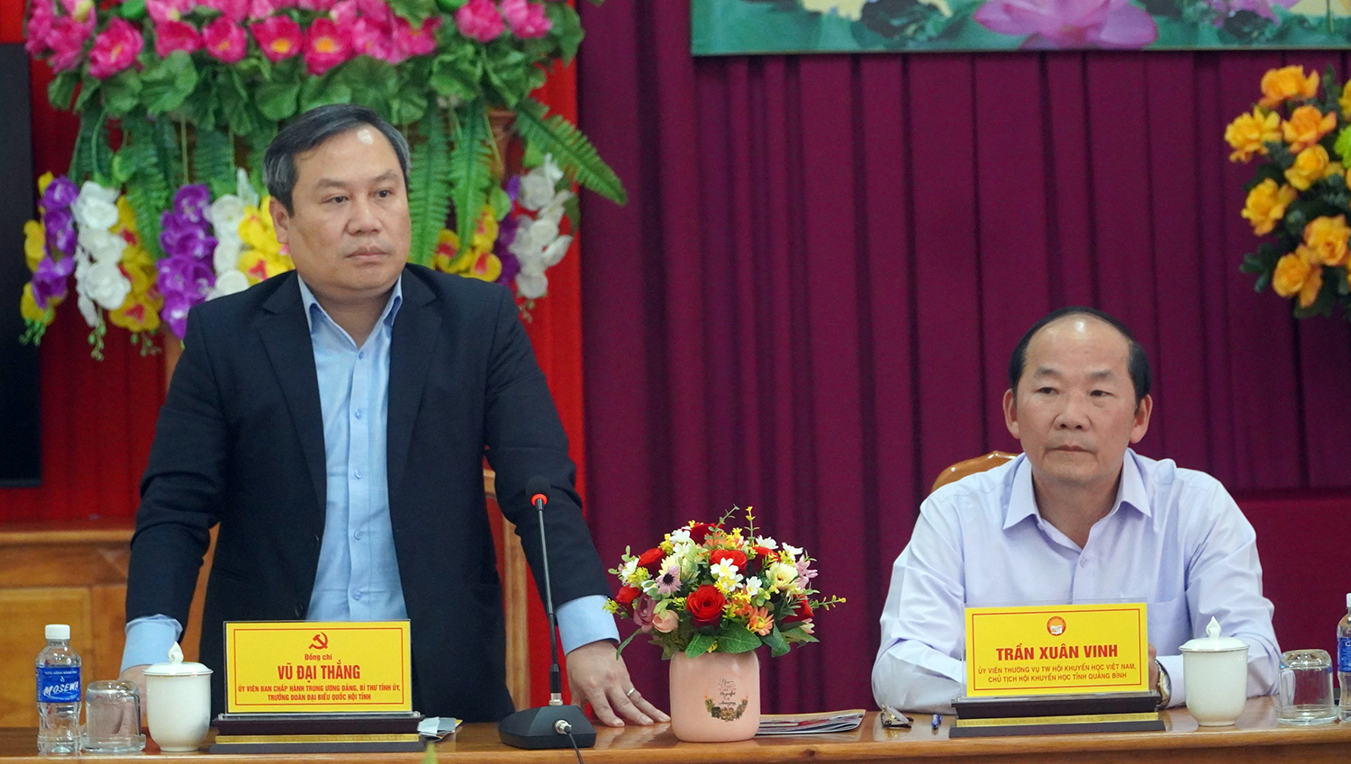  Đồng chí Bí thư Tỉnh ủy Vũ Đại Thắng: Nỗ lực để bảo đảm mọi người dân, con em đều có điều kiện học tập, trình độ đến đâu được phát triển đến đó.