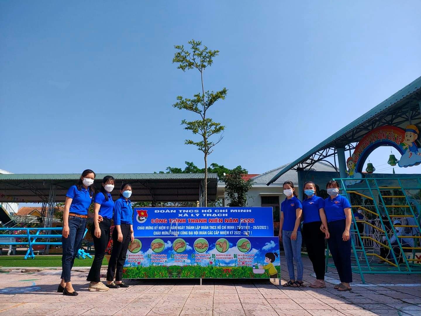  Đoàn xã Lý Trạch thực hiện công trình thanh niên năm 2022.