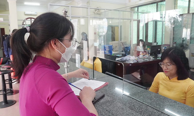 Cải cách hành chính góp phần nâng cao hiệu quả hoạt động của ngành Ngân hàng.