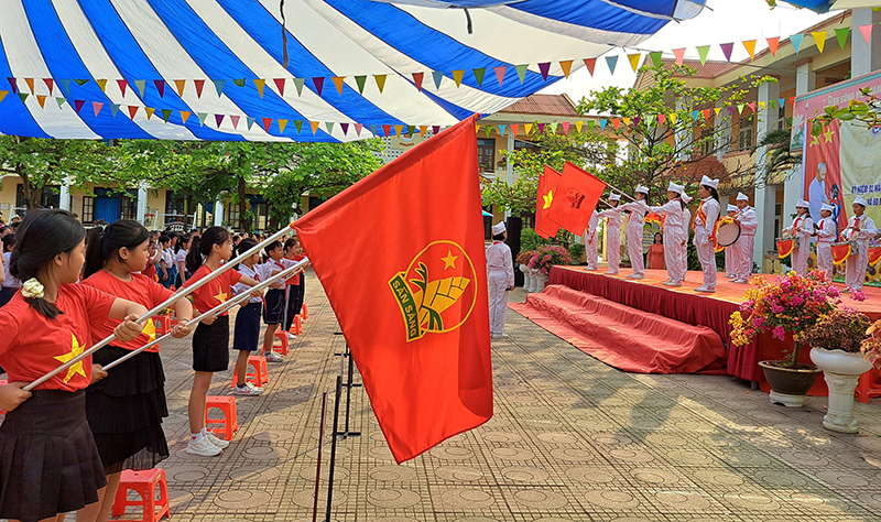 Quang cảnh ngày hội.