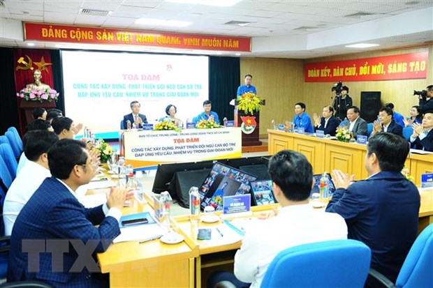 Quang cảnh buổi tọa đàm. (Ảnh: Minh Đức/TTXVN)