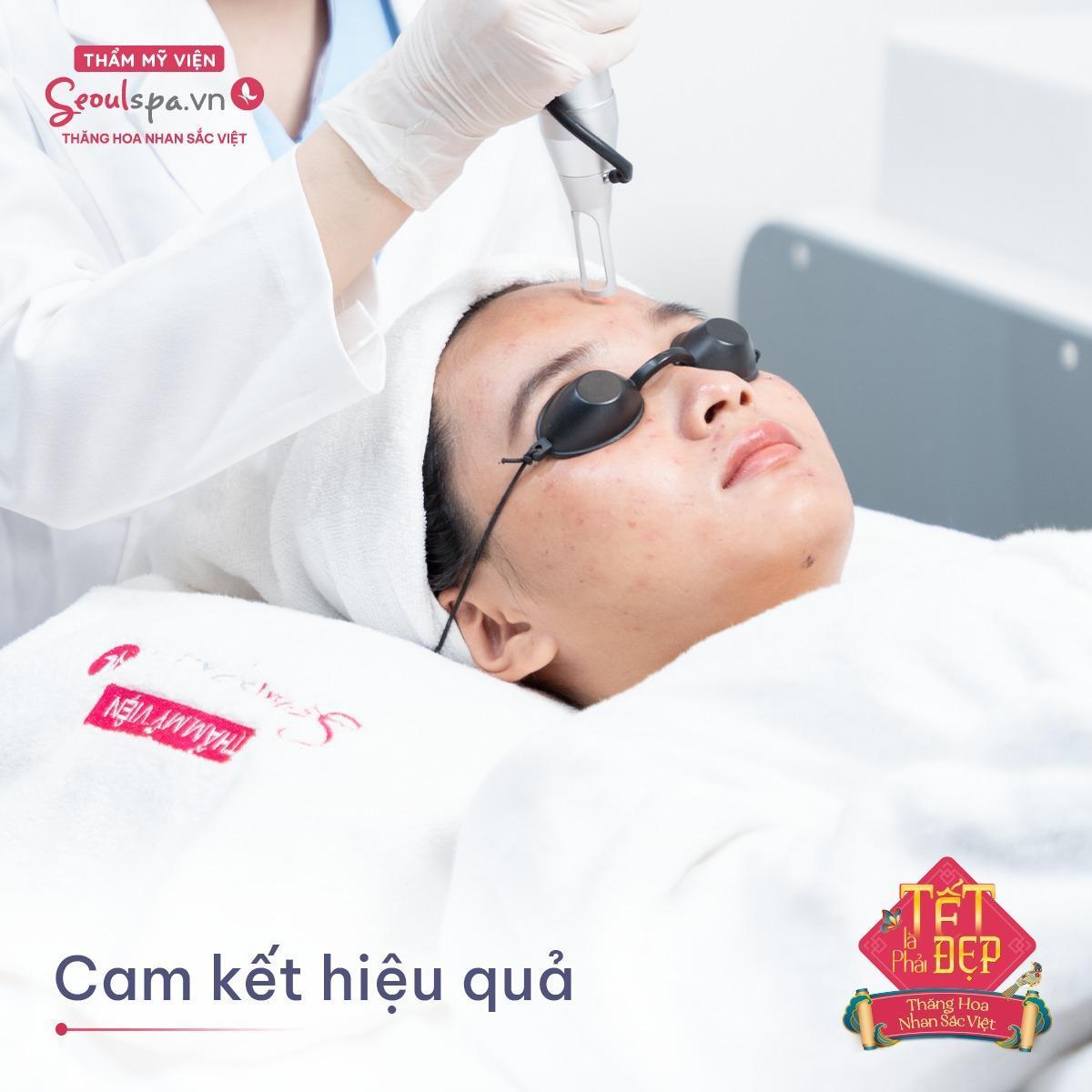 Thẩm mỹ viện SeoulSpa.Vn cam kết điều trị an toàn cho khách hàng.