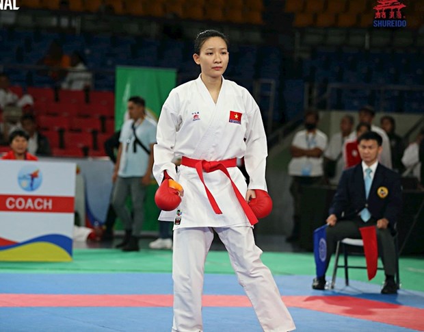 Võ sỹ Hoàng Thị Mỹ Tâm. (Ảnh: Karate Journal)