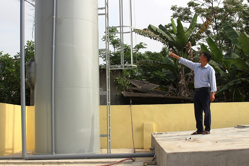  Công trình nước sạch ở xã Mỹ Trạch (Bố Trạch) phát huy hiệu quả sau khi được Trung tâm Nước sạch và Vệ sinh môi trường tiếp nhận, quản lý.