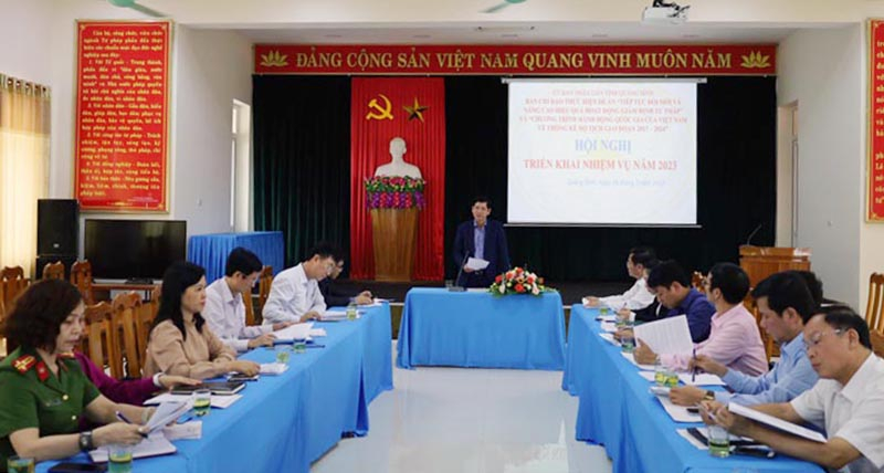 Đồng chí Hồ An Phong, Tỉnh ủy viên, Phó Chủ tịch UBND tỉnh, Trưởng Ban Chỉ đạo tỉnh phát biểu chỉ đạo tại hội nghị.