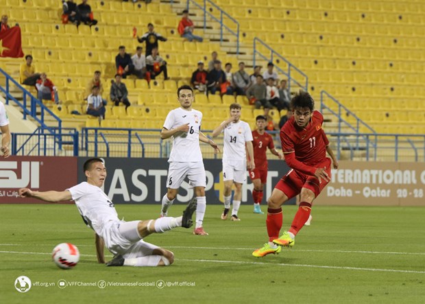 Huấn luyện viên Troussier cho biết U23 Việt Nam vẫn đang đi từng bước trong quá trình chuẩn bị hướng đến SEA Games. (Nguồn: VFF)