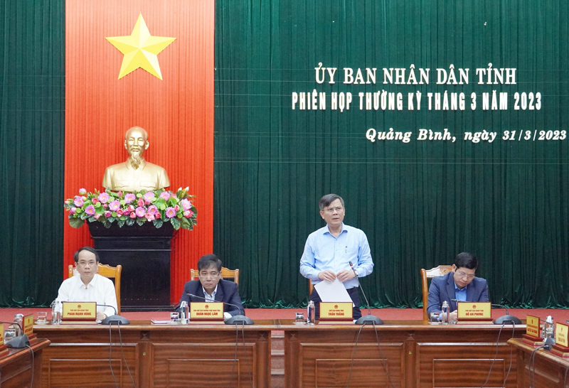 Đồng chí Chủ tịch UBND tỉnh Trần Thắng chỉ đạo các sở, ngành, địa phương tập trung đẩy nhanh tiến độ thực hiện 3 chương trình MTQG.
