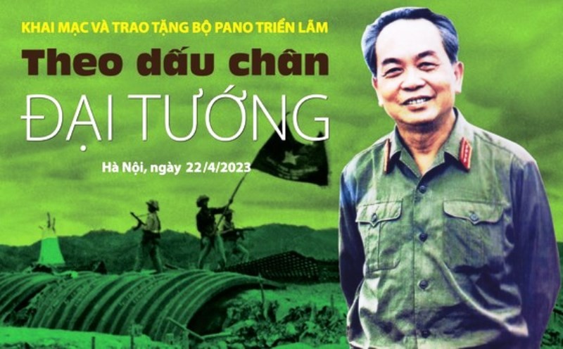 Bằng sự kết nối giữa hình ảnh và thơ, triển lãm là sự tái hiện những dấu mốc của chiến thắng lịch sử Điện Biên Phủ cũng như cuộc sống đời thường của vị Tổng Tư lệnh quân đội và tình cảm nhân dân dành cho Đại tướng Võ Nguyên Giáp.