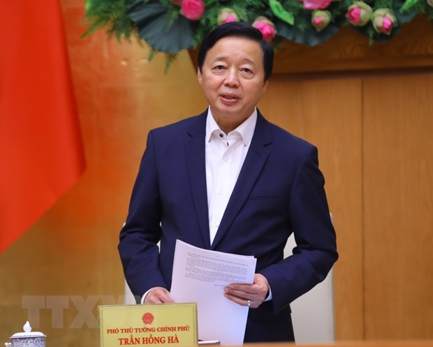 Phó Thủ tướng Trần Hồng Hà. (Ảnh: Văn Điệp/TTXVN)
