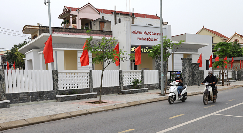 Toàn thành phố có 79 NVH đạt chuẩn theo quy định của Bộ Văn hóa, Thể thao và Du lịch phát huy tốt tác dụng.