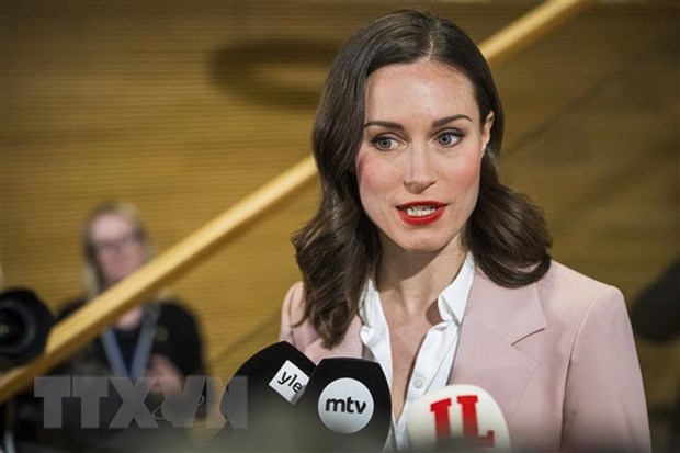 Thủ tướng Phần Lan Sanna Marin. (Ảnh: AFP/TTXVN)