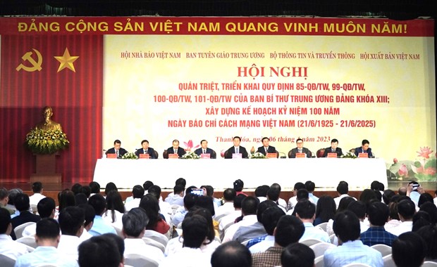 Quang cảnh hội nghị. (Ảnh: CTV/Vietnam+)