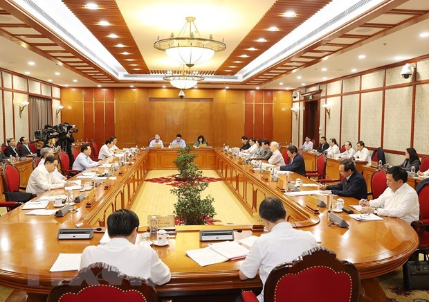 Toàn cảnh cuộc họp. (Ảnh: Trí Dũng/TTXVN)