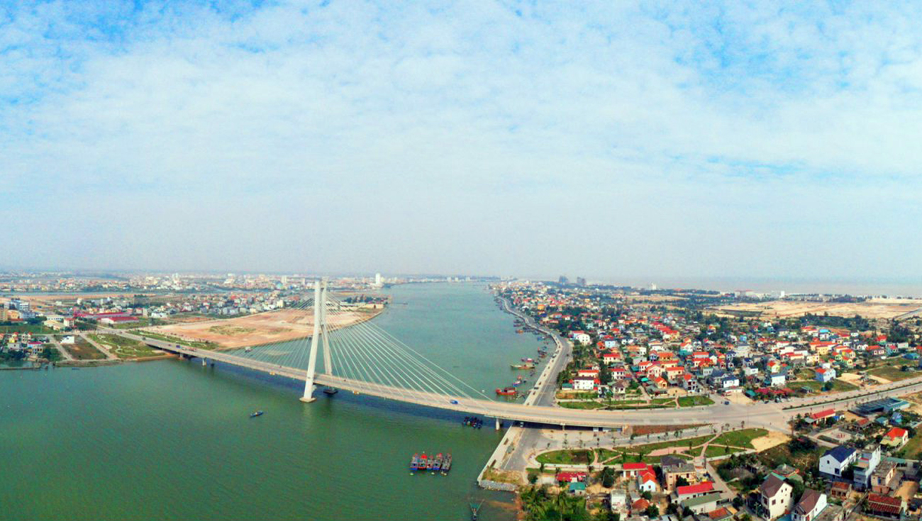  Một góc thành phố Đồng Hới (ảnh: Xuân Hoàng)