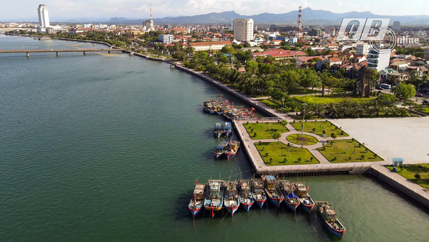 Một góc TP. Đồng Hới.