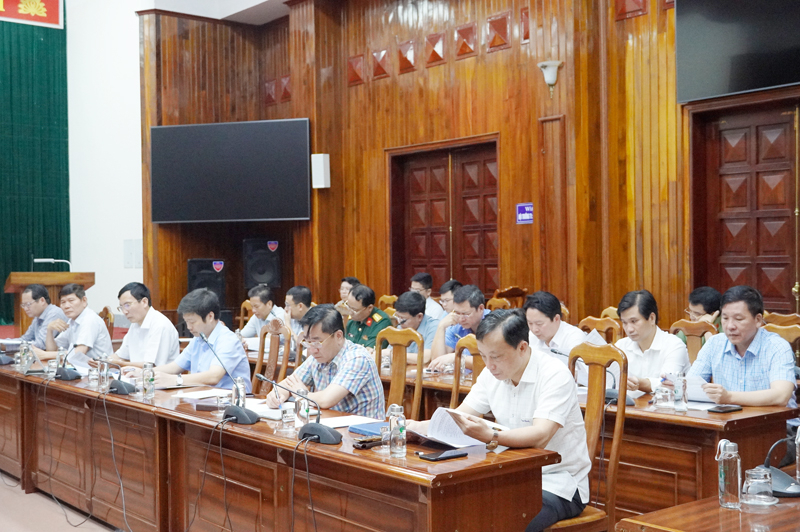 Các đại biểu dự cuộc họp.