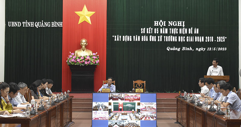 Hội nghị tại điểm cầu UBND tỉnh