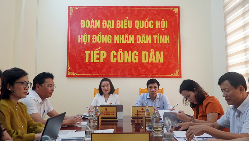 Từ tháng 5/2023, đại biểu Quốc hội và đại biểu HĐND tỉnh tiếp công dân định kỳ