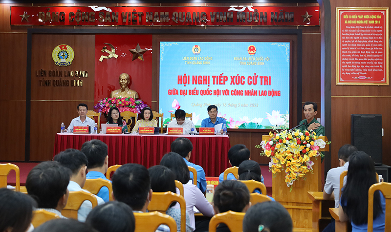  ĐV, NLĐ nêu kiến nghị, đề xuất đến ĐBQH.