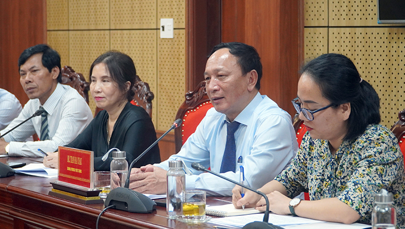 Đồng chí Phó Bí thư Thường trực Tỉnh ủy, Chủ tịch HĐND tỉnh Trần Hải Châu: Quảng Bình mong muốn nhận được sự quan tâm, hỗ trợ của Cộng hòa Pháp nhằm thích ứng với biến đổi khí hậu.