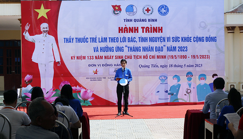 Lãnh đạo Hội LHTN Việt Nam tỉnh phát động phong trào.
