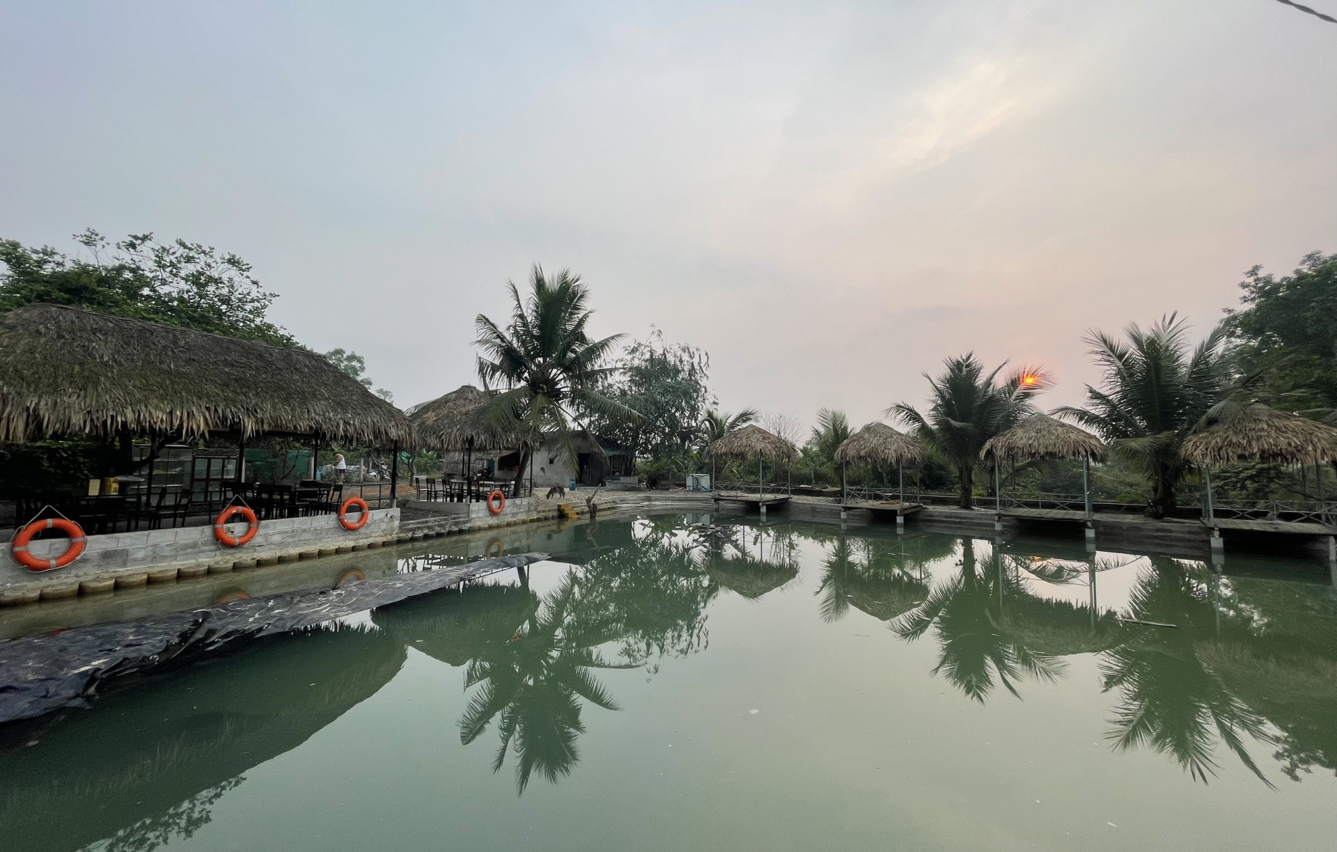  Ảnh: Mô hình trồng cây ăn quả kết hợp dịch vụ sinh thái của đảng viên trẻ Phạm Ngọc Ánh (thôn Bắc Thái, xã Thái Thủy).