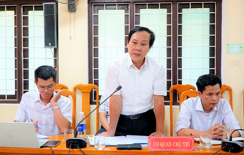 Đơn vị chủ trì báo cáo nhiệm vụ.