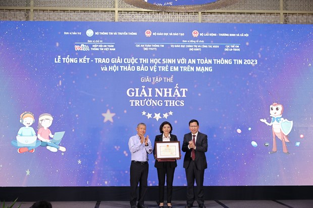 Đại diện 1 trong 3 trường của Thành phố Hồ Chí Minh có nhiều thí sinh tham gia nhất. (Ảnh: Minh Sơn/Vietnam+)