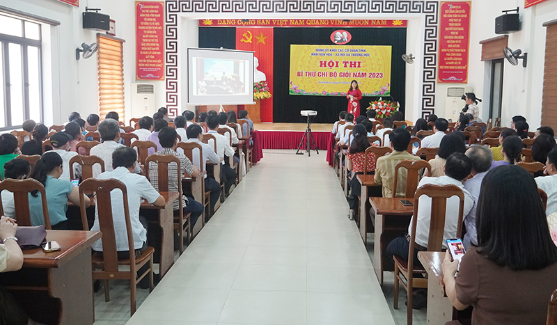 Toàn cảnh hội thi.